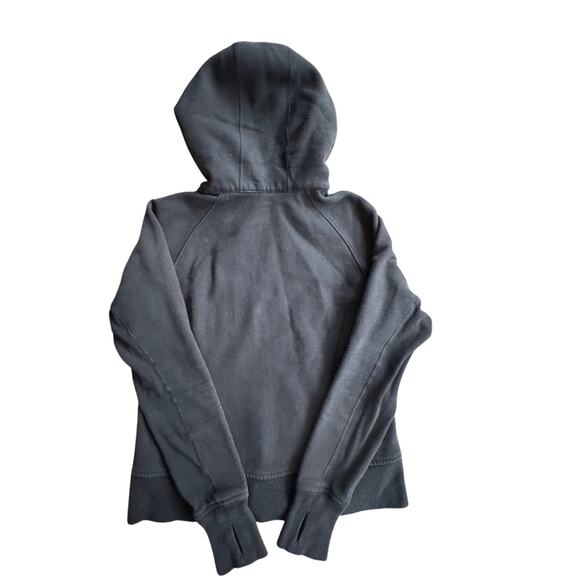 Lululemon Scuba Hoodie Full Zip Black Sweatshirt Jacket Size 10 - Picture 3 of 4